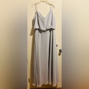 NWT Sorella Vita Bridesmaid Dress size 16. Arctic Blue. Floor length